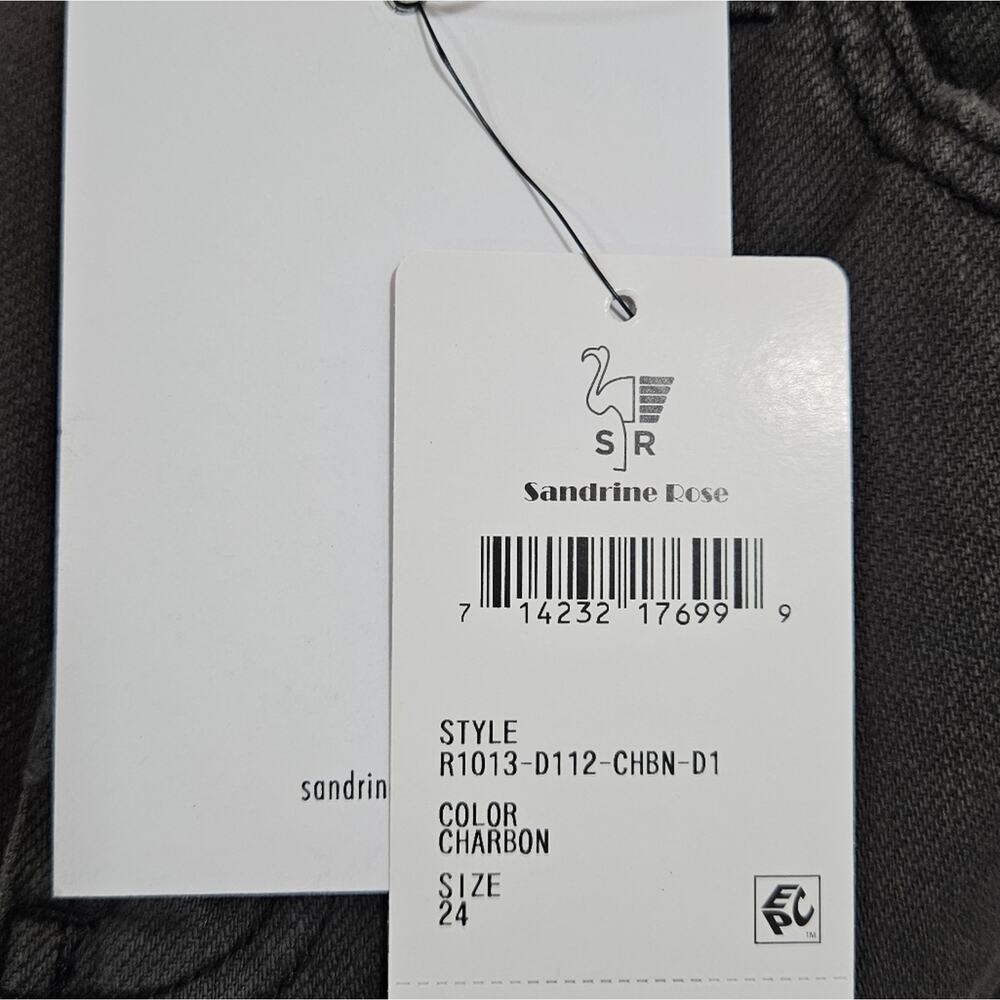 Free People x Sandrine Rose Straight Fit Jeans NWT Size 24 - Picture 6 of 8